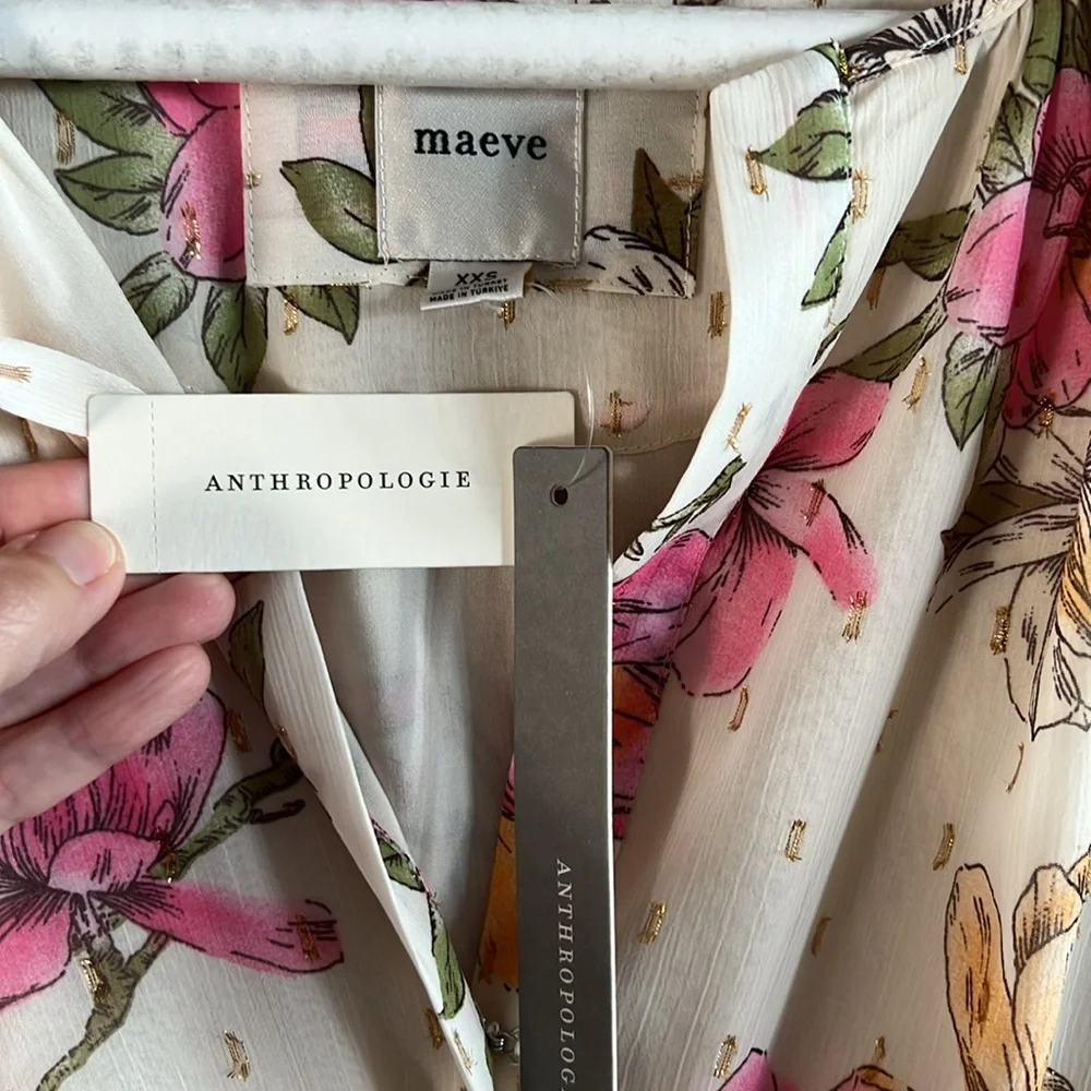 NWT Anthropologie/Maeve The Somerset Long-Sleeve Mini
Dress - Picture 4 of 6